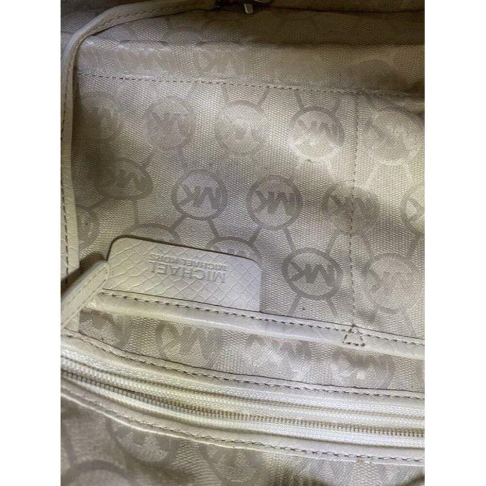 michael kors cream leather shoulder bag - Picture 9 of 10